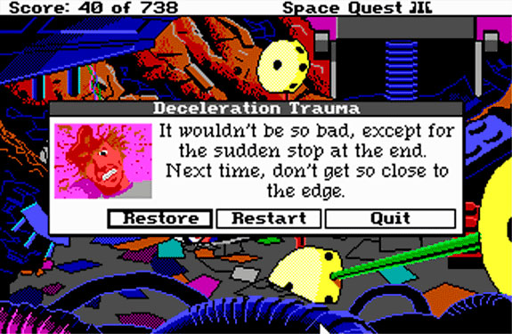 Space Quest III Muerte