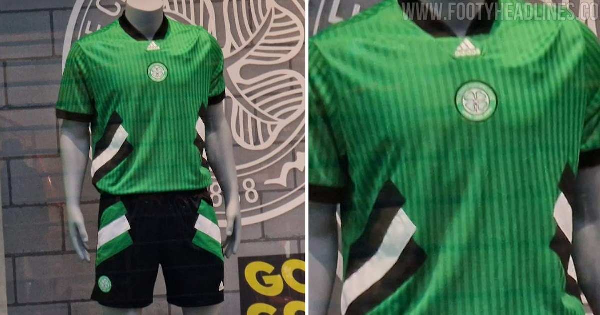 Black adidas Celtic 2021/22 Goalkeeper Away Shirt