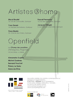 "Artistes@home 4" + "Openfield 4", C.A.C.T.U.S Quimper, 2021