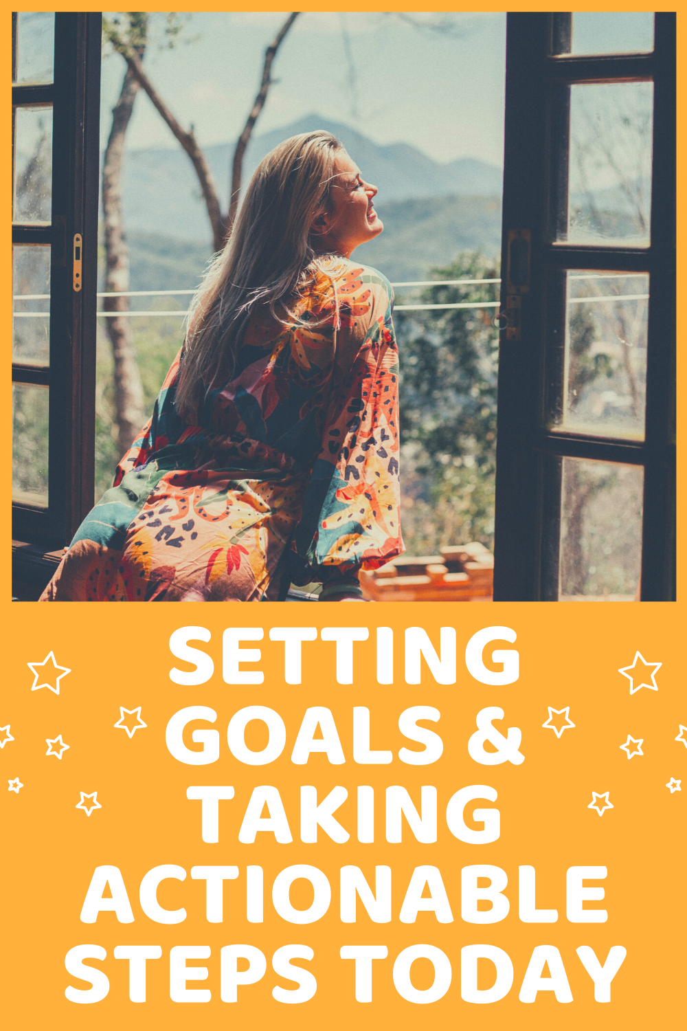 Setting goals and taking actionable steps today!