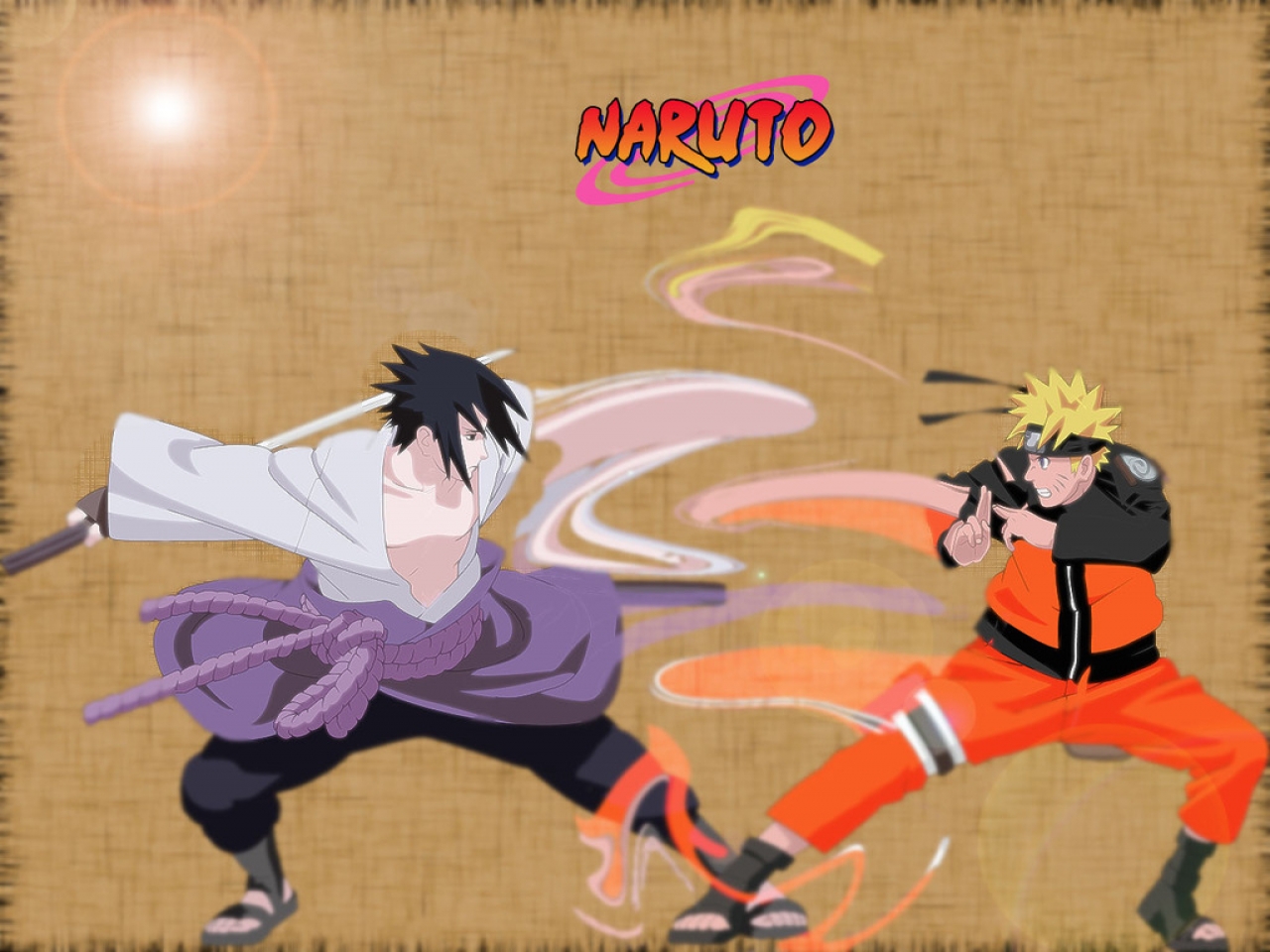 WallpapersKu Naruto vs Sasuke Wallpapers