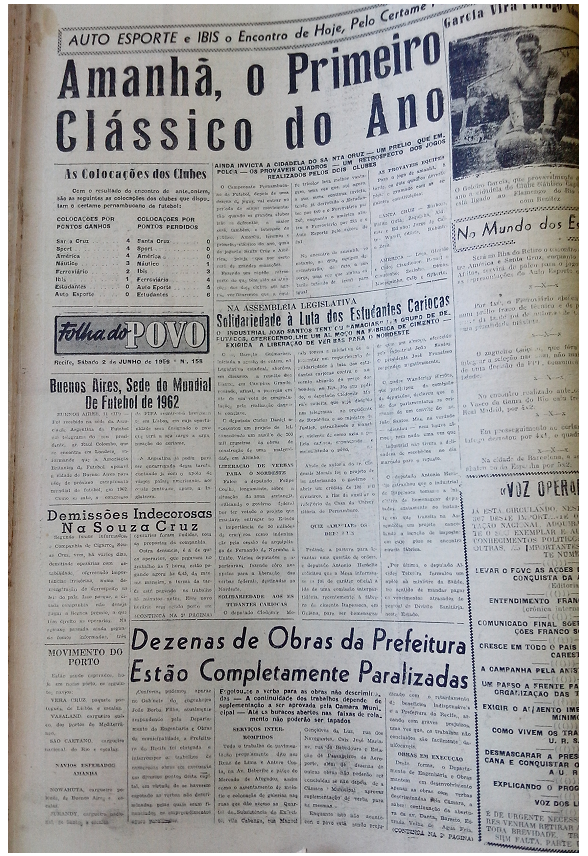 MEMÓRIAS ESMERALDINAS: América 6x3 Santa Cruz em junho de 1956