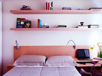 White And Lime Green Bedroom