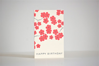 Snow & Graham's Birthday Blossoms Card