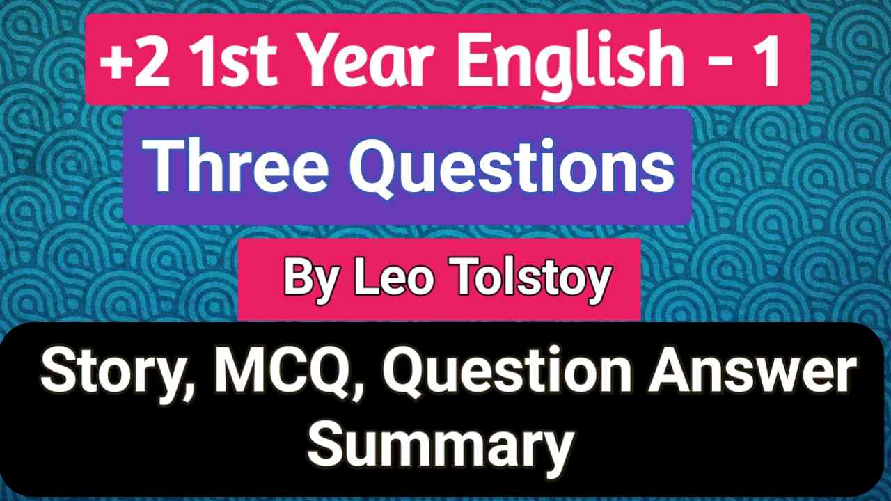 three questions story summary three questions story question answer three questions story plus two english three questions story three questions stor