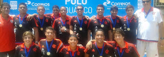 CR Flamengo Campeão da Copa Brasil Júnior Masculina de Polo Aquático de 2015