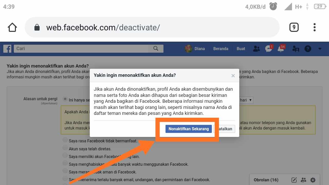 Cara Tutup Akun Fb Sementara 4 Metode Praktis