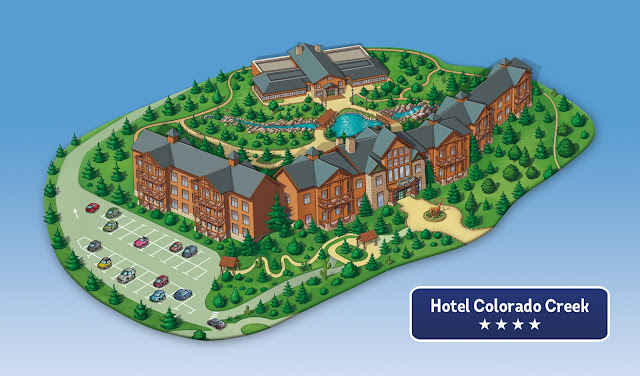 Hotel Colorado Creek mapa