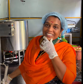 Sajitha, a woman entrepreneur in Kanchikod, Palakkad, has been producing Nellikka Kanthari, a medicine for normalizing cholesterol and sugar, for five years.