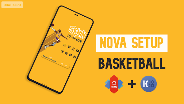 Basketball Awesome  Android Home Screen Setup Nova Launcher with KWGT