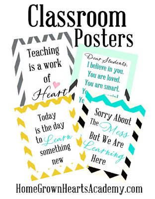 Download and Print our FREE Classroom Posters