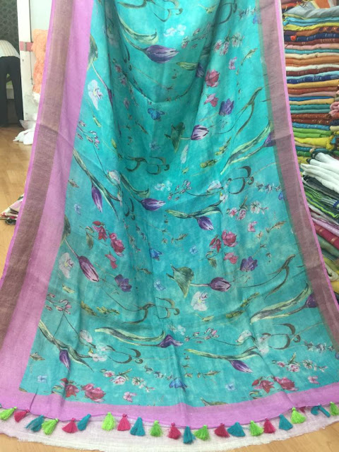 Lenin Digital Printed Sarees