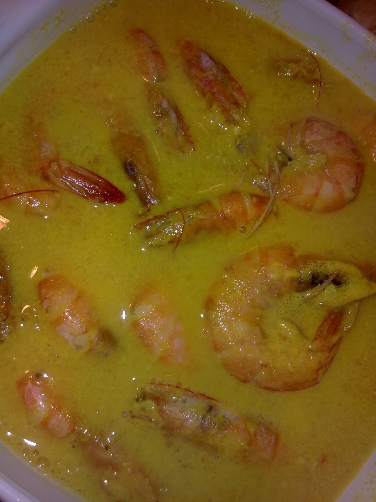 Aneka resipi ada: RESEPI UDANG MASAK LEMAK CILI PADI