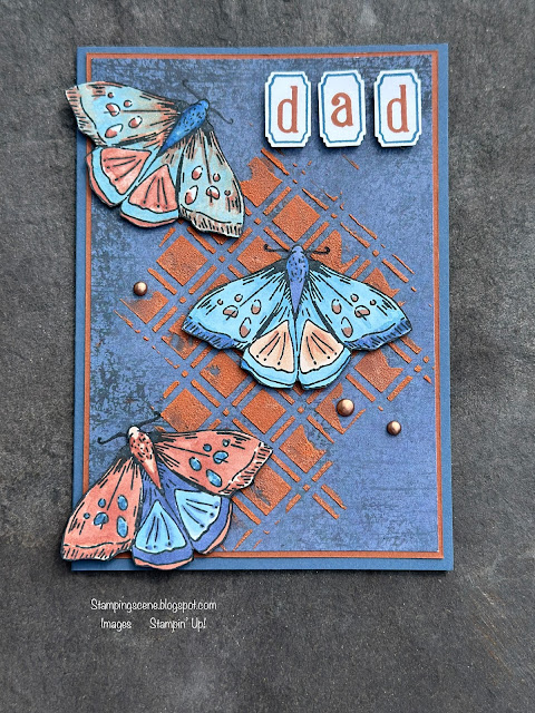 fathers day / birthday card masculine design handmade