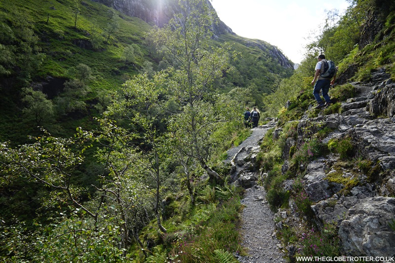 The Lost Valley Trail in Glencoe