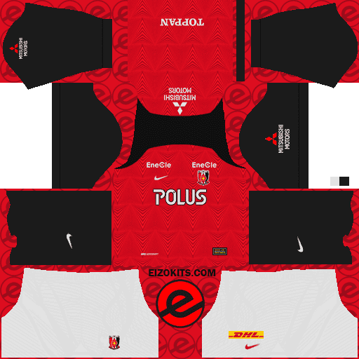 Urawa Red Diamonds DLS Kits 2023 Nike - Dream League Soccer Kits (Home)