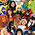 POPULAR FEMALE COMIC BOOK CHARACTERS FROM MARVEL AND DC