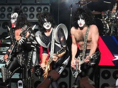 Foto de la Banda Kiss en el escenario