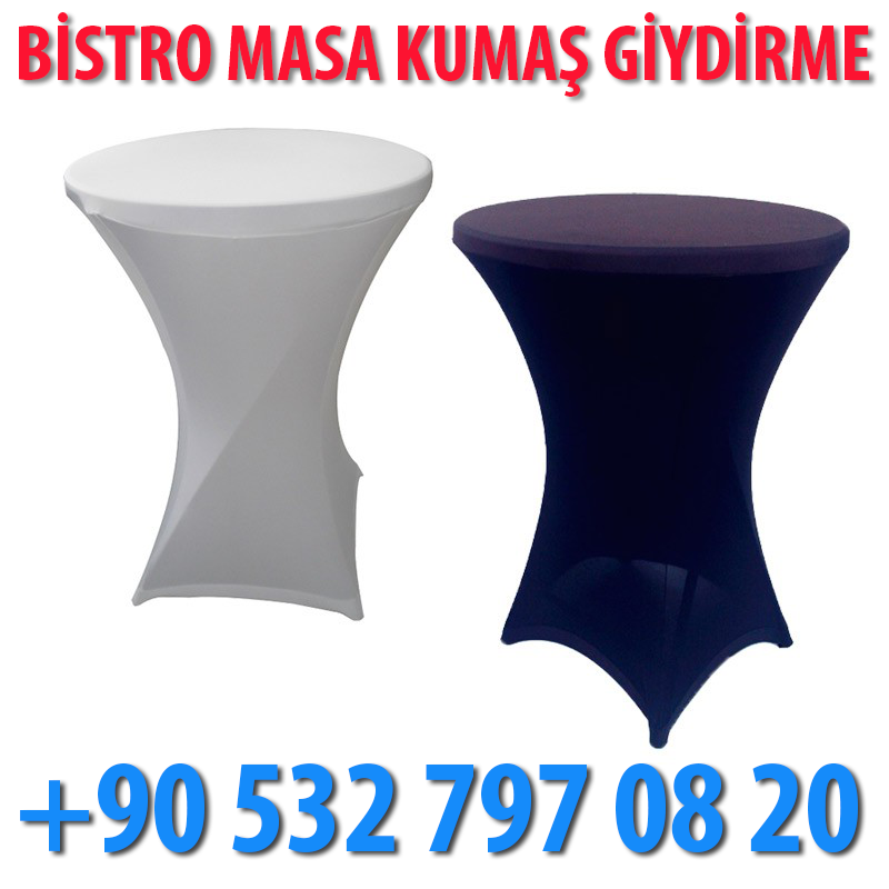 Bistro masa kumaş giydirme süslemesi 1