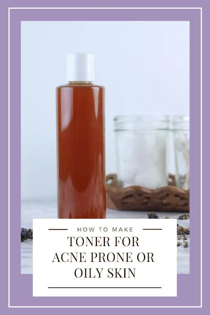How to make a DIY toner for face at home. This awesome recipe is great for acne, for oily skin, and to shrink pores. Make this simple easy skincare recipe for redness too. It has the best ingredients like lilac infused witch hazel, apple cider vinegar, acv, and essential oils. Use in a bottle or make a spray for this homemade toner recipe.  #toner #essentialoils #witchhazel #acv