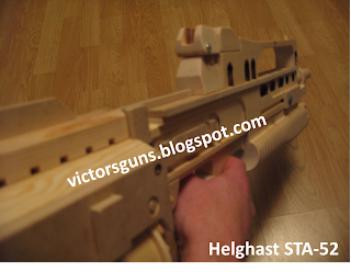 Pic.35 - Building the STA-52 Wooden Assault Rifle Display Model  