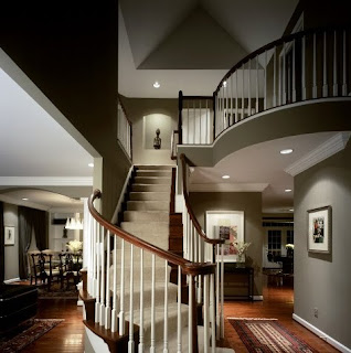 Exclusive stair and void for elegance interior home design