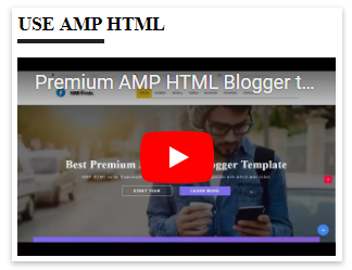 Plantilla de Blogger gratis en Amp - AMP Blog Build