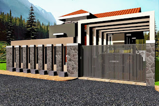 The Latest Fence Model Modern Minimalist House