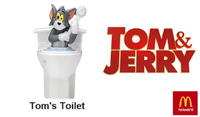 McDonalds Tom and Jerry Happy Meal Toys 2021 Tom's Toilet Toy