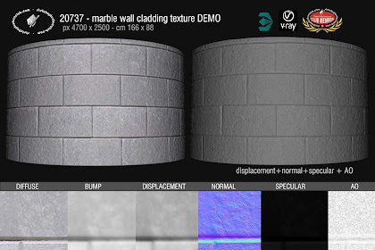 New Seamless Textures Travertine & Marble Wall Claddings High Resolution
