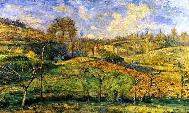 camille-pissarro-soleil-mars-pontoise