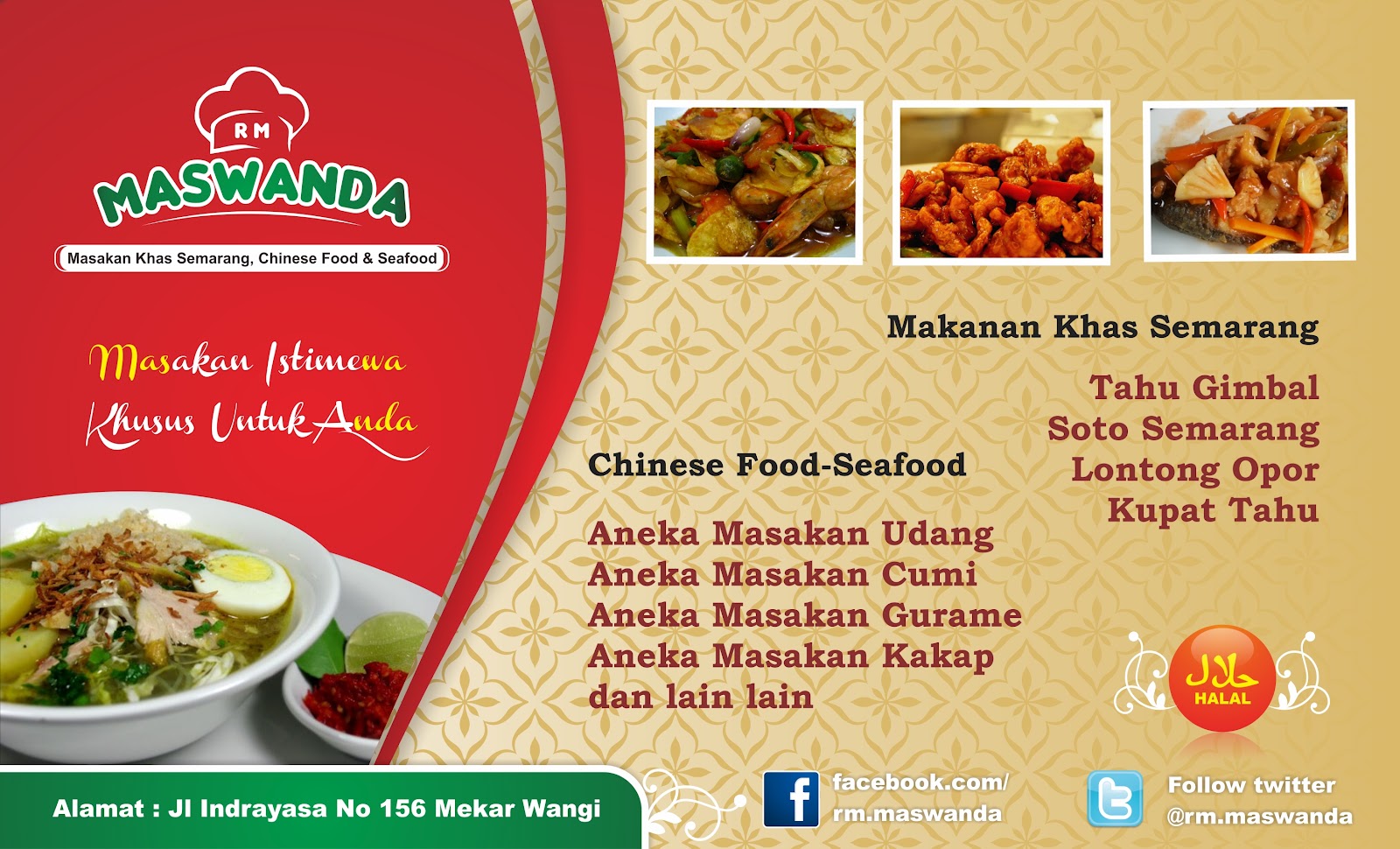 Desain Spanduk Rumah Makan Maswanda Bandung Desain Bagus 