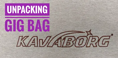 Unpacking a Kavaborg LUX bass gig bag
