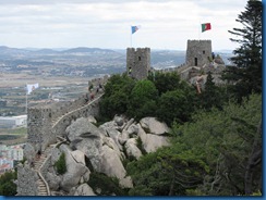 Up on the castle walls