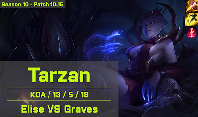 Tarzan Elise JG vs Graves - KR 10.15