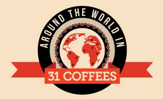 Image: Around the World in 31 Coffees [Infographic]