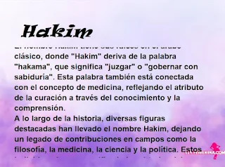 significado del nombre Hakim