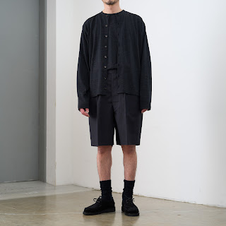 Summer Wool Crew Cardigan モデル身長169cm / 着用サイズ2