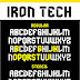 New Font: Iron tech