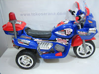 Pliko PK9098 Police Connection Battery-powered Toy Motorcyle with 2 Motor Dynamo