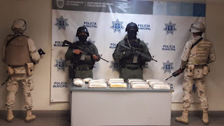 Incautan GOE de la Policía Municipal y Sedena más de 17 kilos de droga