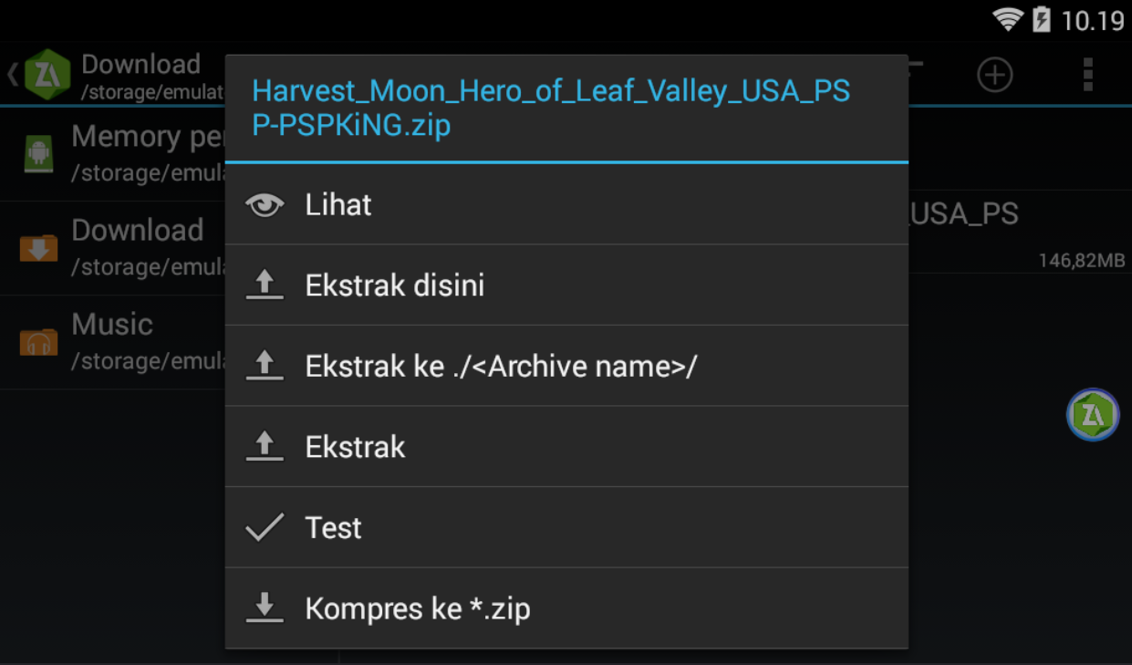 Cara Ekstrak File .RAR .ZIP di Android Menggunakan ZArchiver