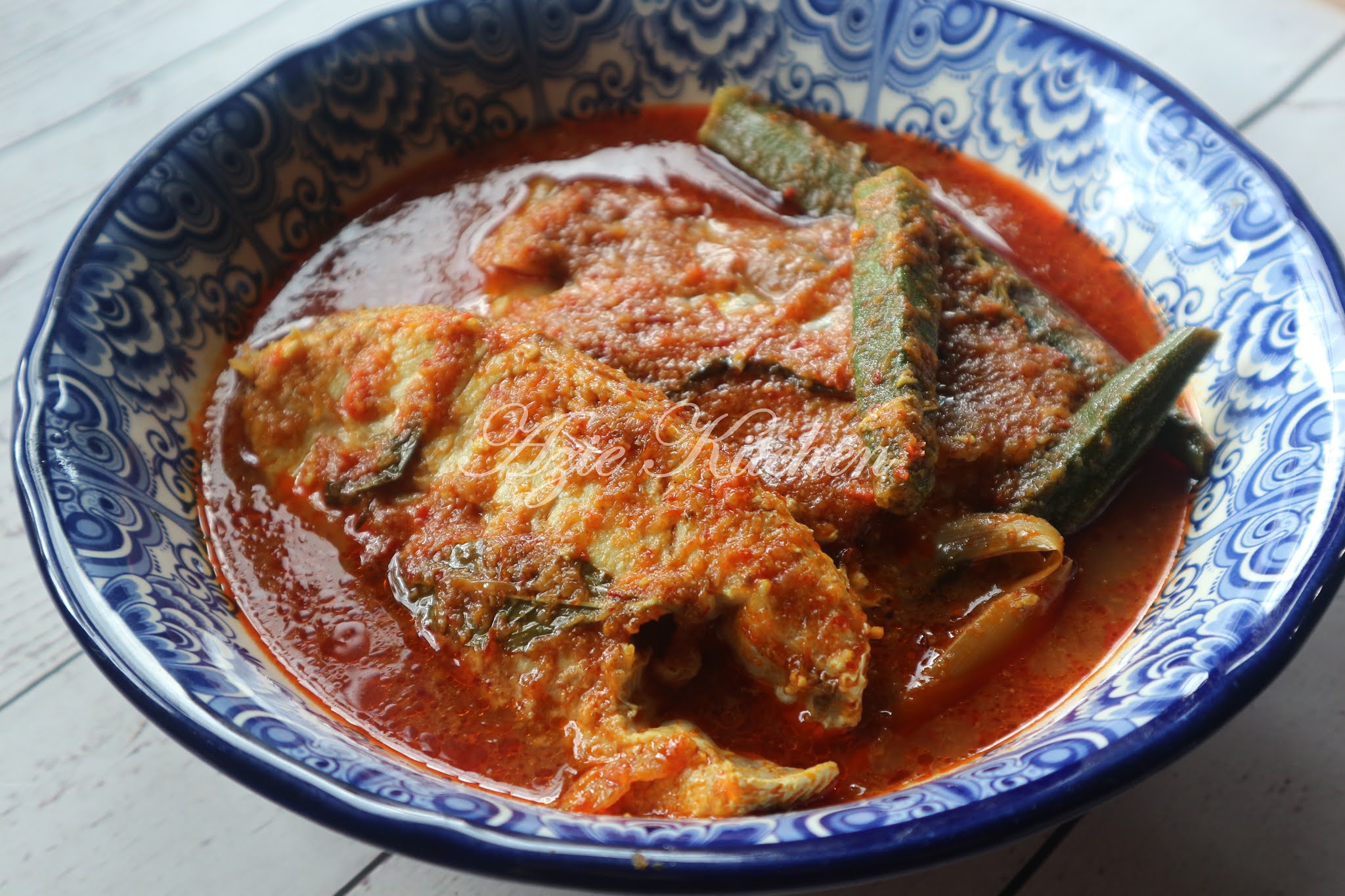 Masak Asam Pedas Ikan Kerisi Johor Style - Azie Kitchen