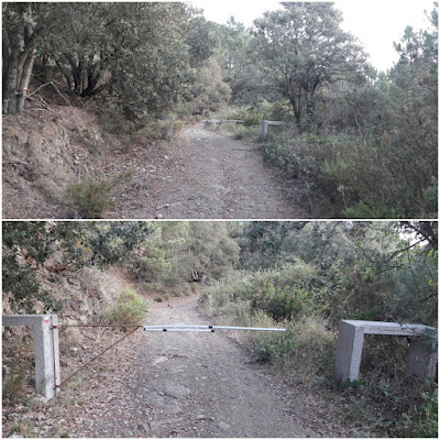 GR-7 Coll de la Teixeta a Arbolí, camí de Mas d'en Mestre al Parc Eòlic del Collet dels Feixos