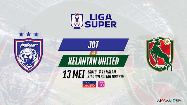 Siaran Langsung Live JDT vs Kelantan United Liga Super 2023