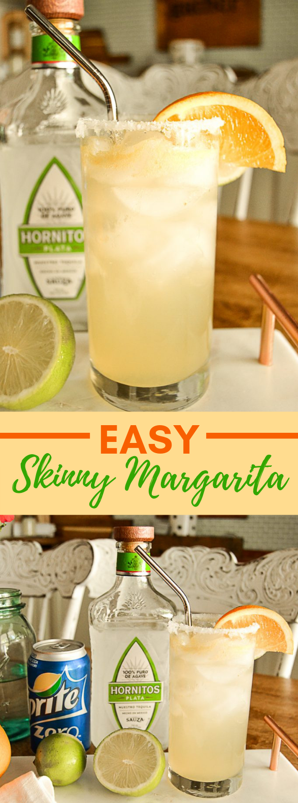 Skinny Margarita Recipe #drink #margaritas