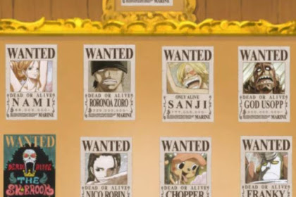 Paling Baru Poster Harga Buronan Terbaru One Piece