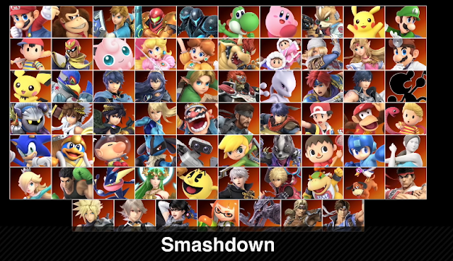 Super Smash Bros. Ultimate all characters roster Smashdown mode mugshot character faces