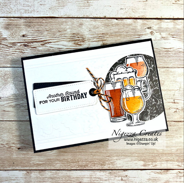 Let's Make A Masculine Card With A Beer Theme