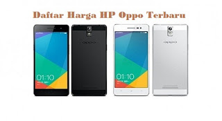 Daftar Harga HP Oppo Terbaru Bulan September 2015